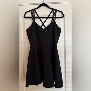 NWT-French Connection Black Strapless Dress